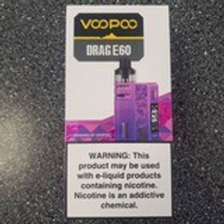 VooPoo Drag E60 Device Kit Modern Red