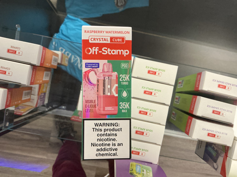 Raspberry watermelon 35,000 disposable pod