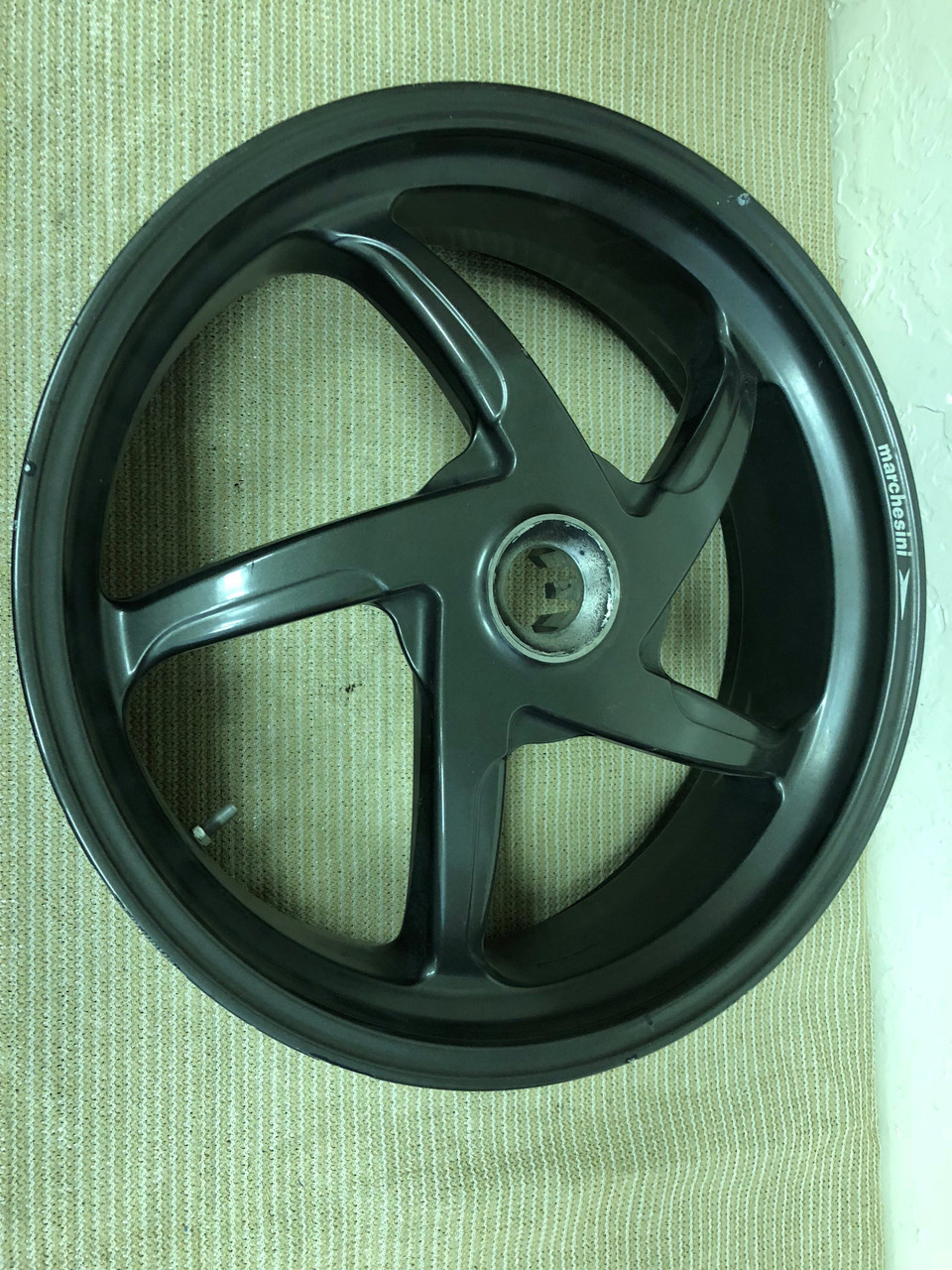 ドゥカティ916 マルケジーニリアホイール Ducati Marchesini 5 Spoke OEM Rear Wheel-Single Sided Swingarm