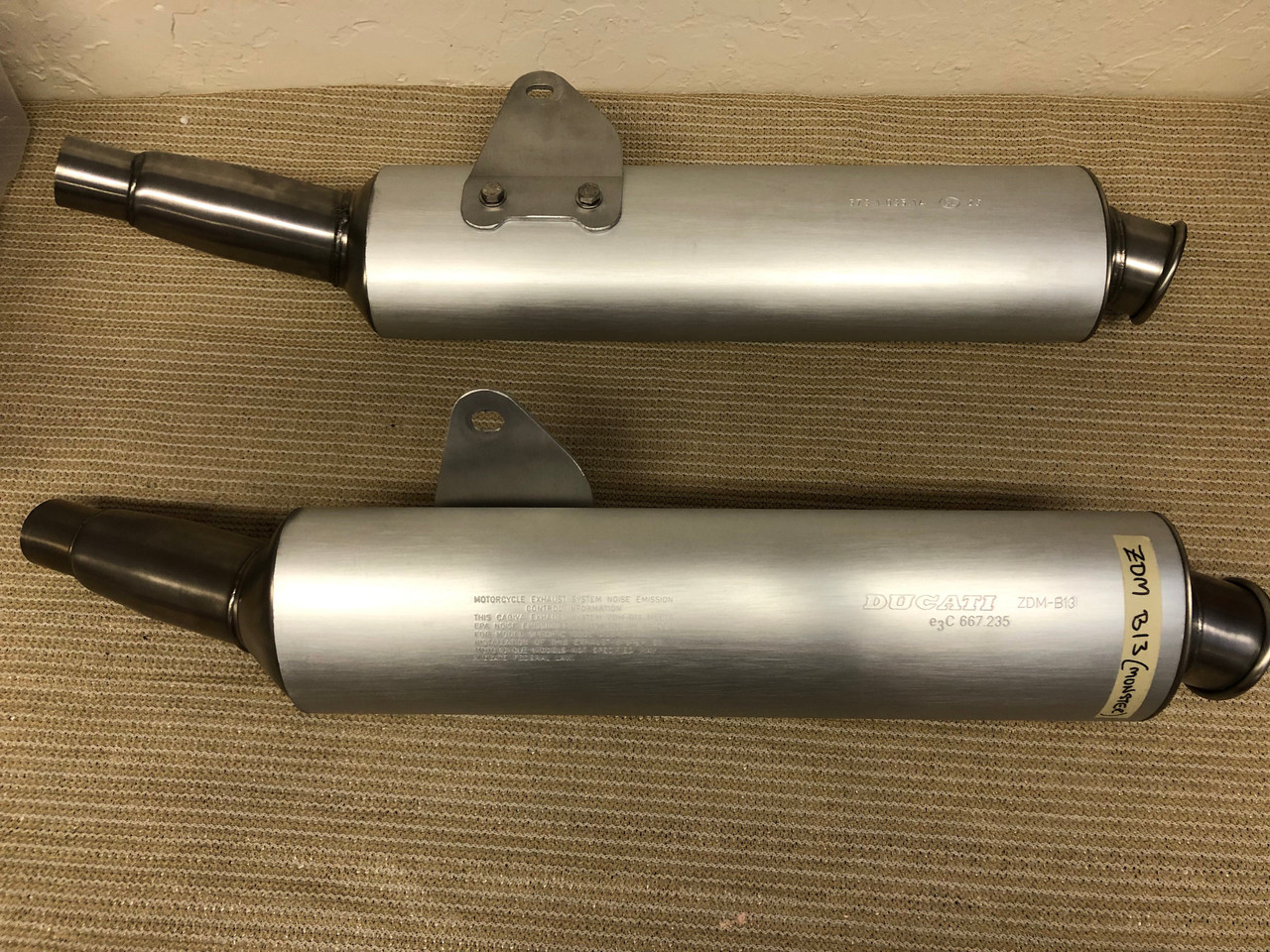 Ducati M900 & Derivatives ZDM A&B-13 OEM Exhaust Set