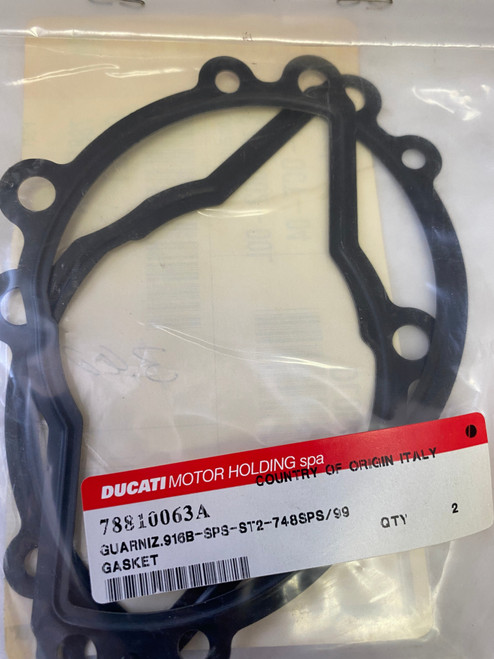 Ducati 916, 748 Superbikes NOS Water Pump Gasket Set, #78810063A