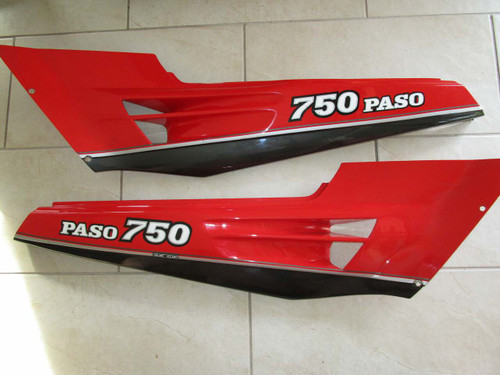 Ducati Paso 750 OEM Rear Side Panels, #DM037099891