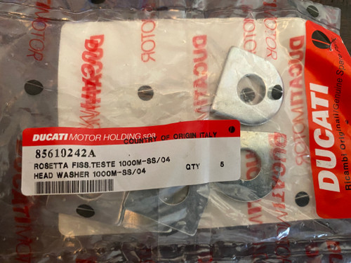 Ducati 1000 NOS Head washers, #85610242A