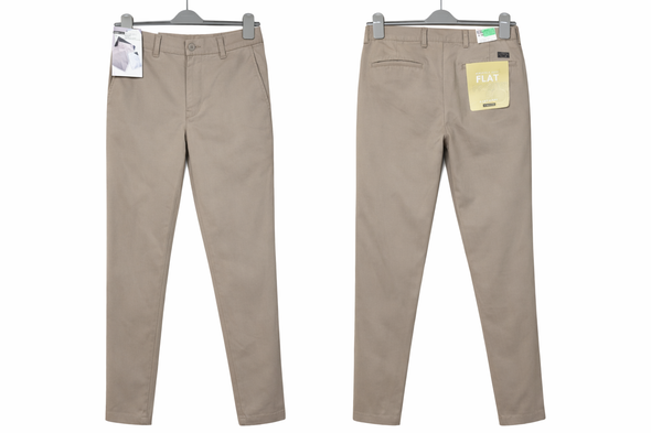 Брюки FLAT FRONT 100% размер- W36/ L 34 (GIORDANO)FLAT FRONT