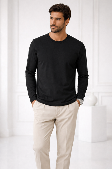 Батник COTTON -95%. LYCRA-5$ размер -S-(GIORDANO)