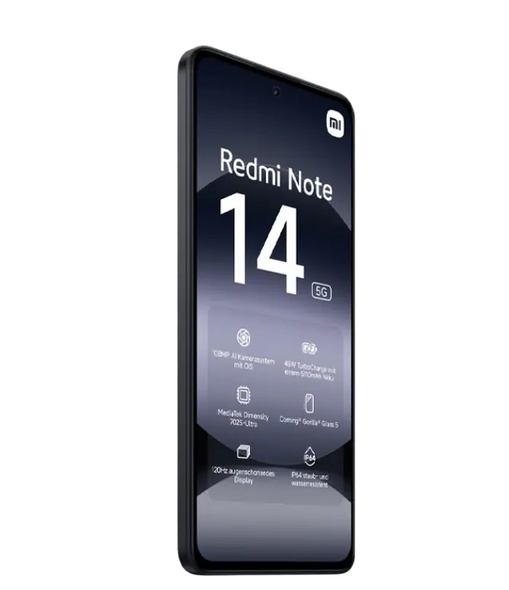 Smartphone Xiaomi Redmi Note 14 4G, 6GB/128GB, Negru