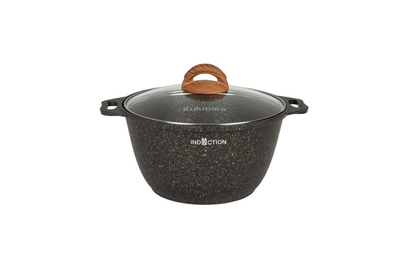 Кастрюля 4л со стекл. крышкой, АП линия "Granit Ultra Induction" (Original) Кастрюля 4л со стекл. крышкой, АП линия "Granit Ultra Induction" (Original)