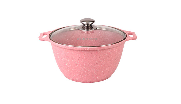 Кастрюля 4л со стеклянной крышкой,АП линия "Trendy style" (rose) Кастрюля 4л со стеклянной крышкой,АП линия "Trendy style" (rose)