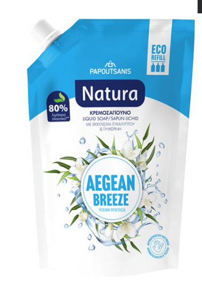 Сменный блок жидкого мыла NATURA AEGEAN BREEZE 750 Сменный блок жидкого мыла NATURA AEGEAN BREEZE 750
