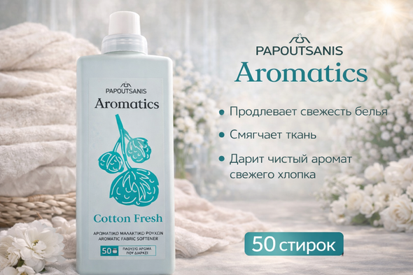 Ароматический кондиционер для белья COTTON FRESH 1000 мл