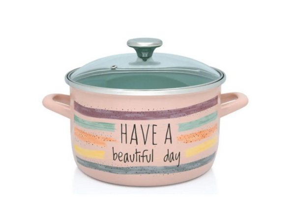 Кастрюля эмалированная 4 л Beautiful day
