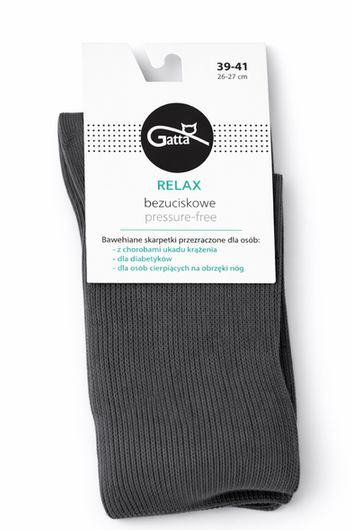 Носки Sosete  RELAX безрезинковые (pressure-free) GATTA( POLONIA)G80