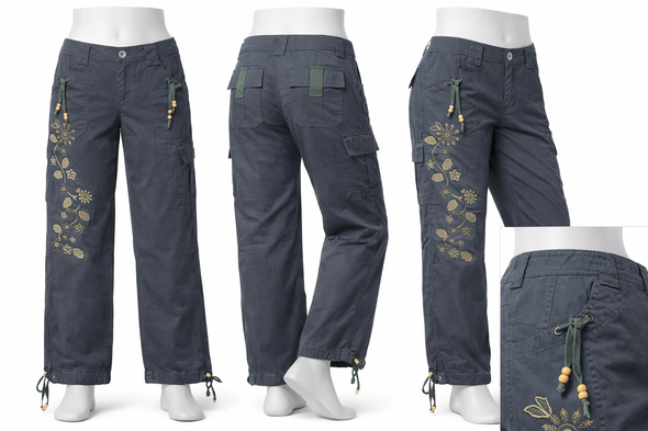 Брюки брюки COTON100% -размер 26*30 (GIORDANO)