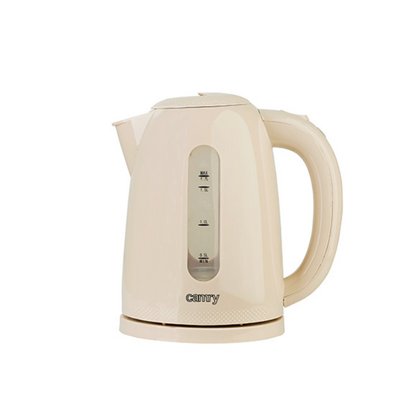Чайник пластиковый бежевый 1,7 л/1254CR