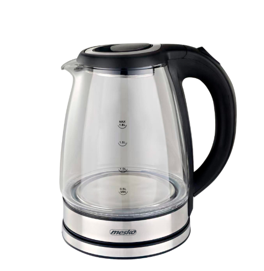 Электрический стеклянный чайник Mesko MS 1307, 1,8 л