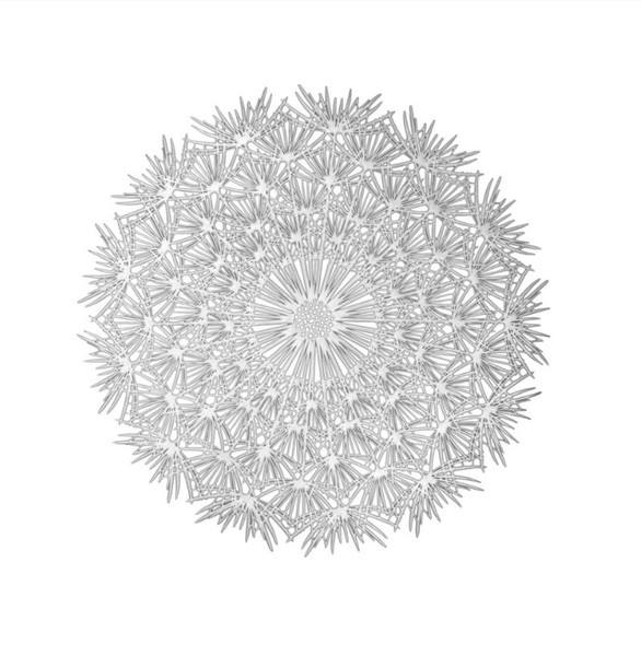 0721 FISSMAN СЕРВИРОВОЧНЫЙ КОВРИК, КРУГЛЫЙ, Д 38СМ (ПВХ)