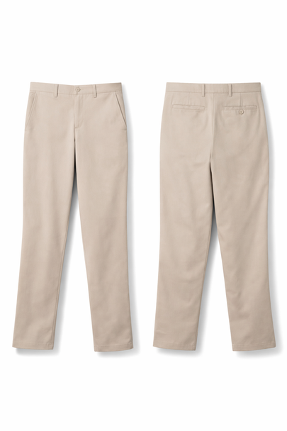 Брюки FLAT FRONT 100% размер- W34/ L 34 (GIORDANO)FLAT FRONT