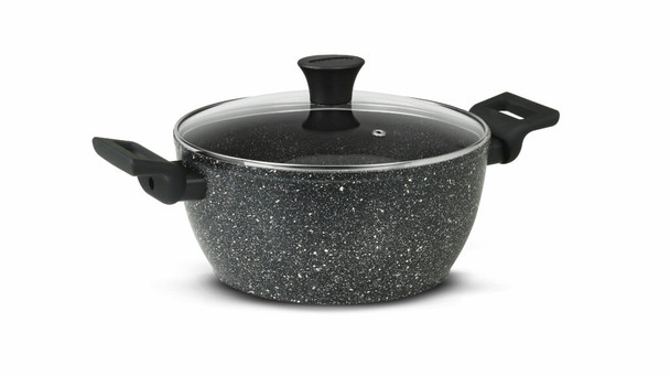 Кастрюля с крышкой 3.5л  FLONAL PIETRA  LAVICA INDUC-PLICV2080