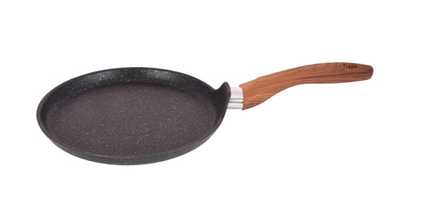 Сковорода блинная 24 см с ручкой, АП линия "Granit Ultra" (blue)
