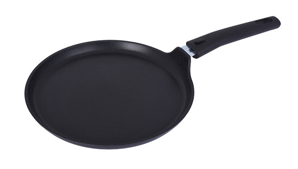 Сковорода блинная 24 см с антипригарным покрытием, со съемной ручкой