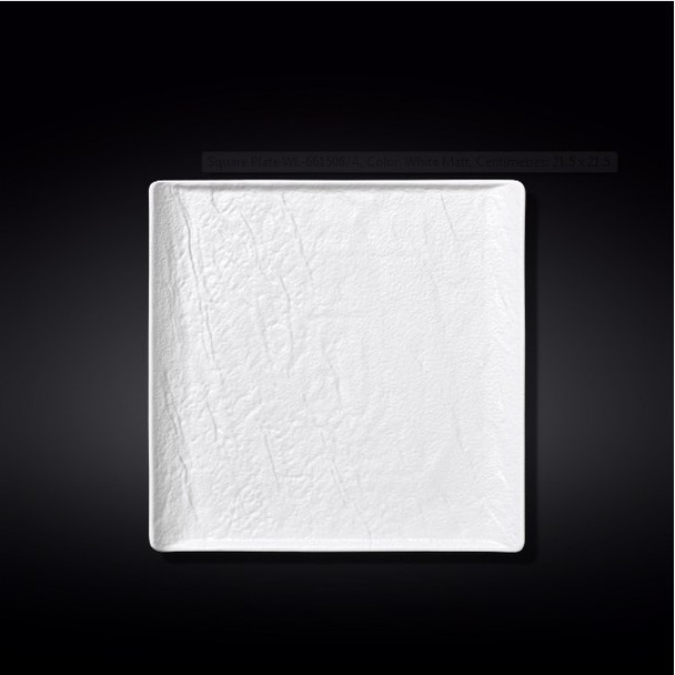 Тарелка квадратная WHITESTOUN square plate  21.5*21,5cm