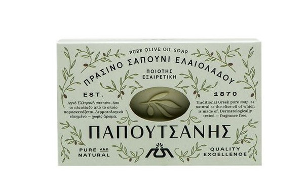 ОЛИВКОВОЕ МЫЛО PAPOUTSANIS 125 г bio Греция