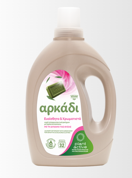Жидкий порошек  BIO для цветных  тканий SENSITIV&COLOR 32SCP