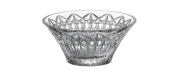 LENAS  ХРУСТАЛЬНЫЙ САЛАТНИК  190 MM  BOHEMIA