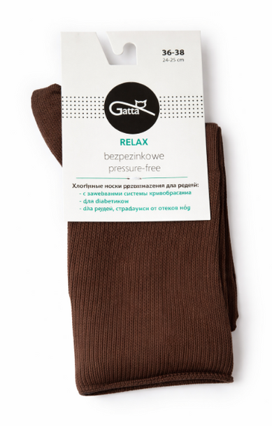 Носки Sosete  RELAX безрезинковые (pressure-free) GATTA( POLONIA)M78