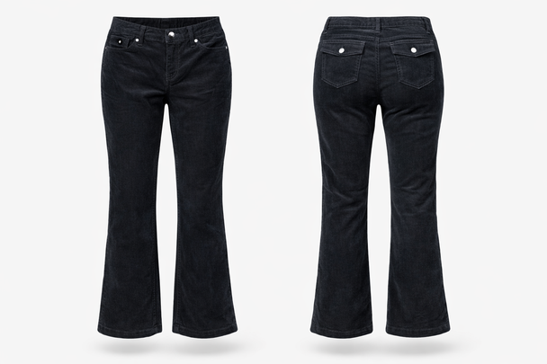 Брюки вельвет COTTON 99% -размер 25*33 (GIORDANO)