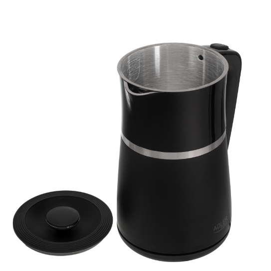 Электрический чайник Adler AD 1355 черного цвета, 1,7 л.