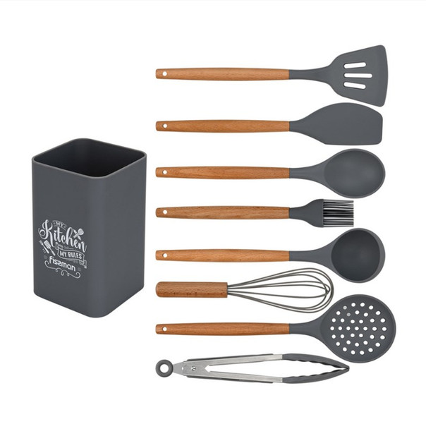 17293 FISSMAN НАБОР КУХОННЫХ ИНСТРУМЕНТОВ FLORENTIN 9 ПР. (СИЛИКОН+БУК)