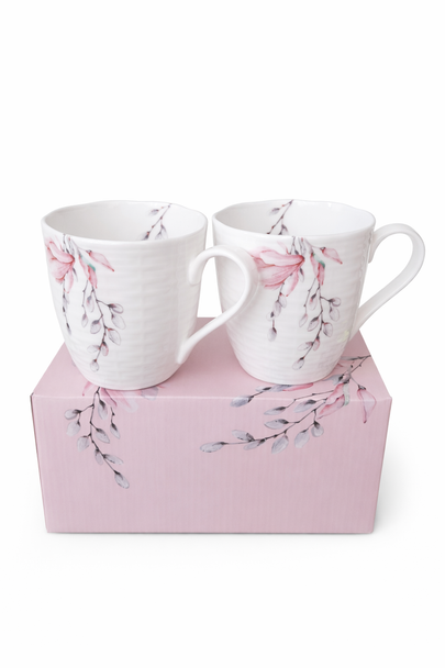 13008MAGNOLIA ЧАШКА С БЛЮДЦЕМ ИЗ 2 КРУЖЕК  360 МЛ