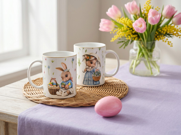 16105 Набор из 2 кружек 340 мл EASTER фарфор   FISSMAN