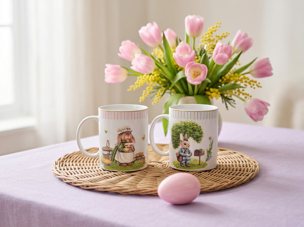 16105 Набор из 2 кружек 340 мл EASTER фарфор   FISSMAN