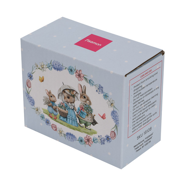 16108Подставка из 2 подставок для яиц EASTER фарфор   FISSMAN