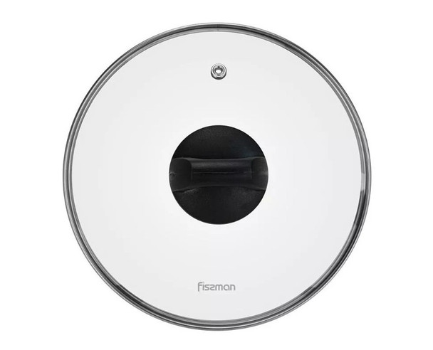 Крышка Fissman  28 cm со стальным ободком