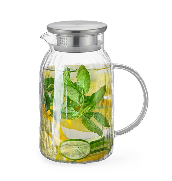 Кувшин для воды 1,5 л (жаропрочное стекло) арт. 6587
