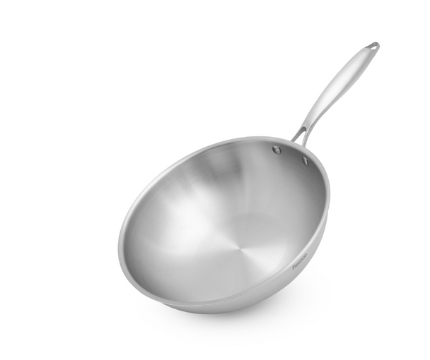 Сковорода вок из нержавейки 28 см Аeternum