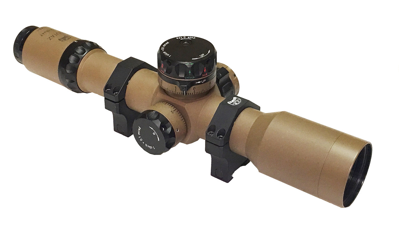 IOR-VALDADA 2-16X42 35MM TACTICAL FFP MILMIL XTREME X1 ILLUM, SIDE