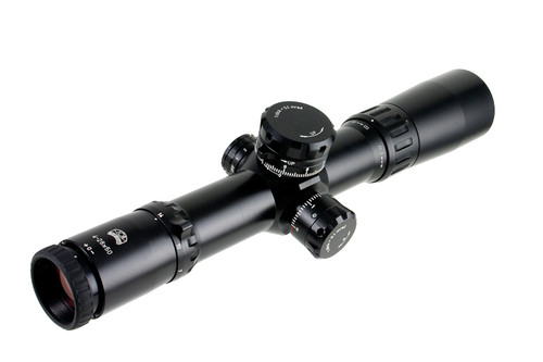 IOR 4-28x50 40mm RECON Tactical FFP, Mil/Mil, Xtreme X1 illum. reticle