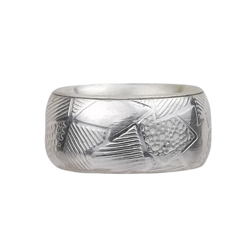 8-7a Domed hollowed ring