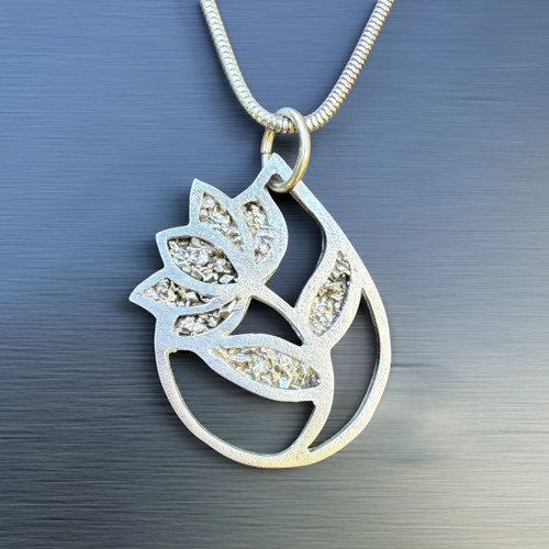 14-1 Crushed Silver Inlay