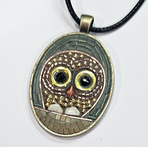 17-3 Owl Tales -Stained Glass Mini Mosaics