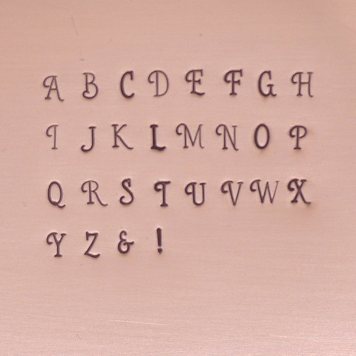 6mm Jenna Sue Font Alphabet Letter Combination Stamp Set - SGCH-JSUJSL6MM