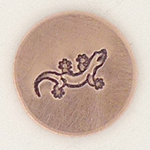 Gecko Metal Stamp Sample