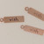 Copper Rectangle Tag "Wish"