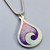 16-3a Champleve Swirl Pendant