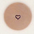 Tiny 1.5mm Heart Metal Stamp Sample