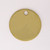 Brass Blank Round Disc with hole. 33mm, 19gauge.